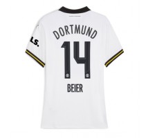 Borussia Dortmund Maximilian Beier #14 Koszulka Trzecia damskie 2024-25 Krótki Rękaw