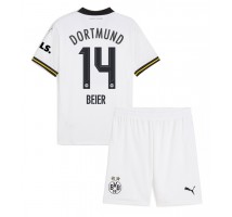 Borussia Dortmund Maximilian Beier #14 Koszulka Trzecia dzieci 2024-25 Krótki Rękaw (+ krótkie spodenki)
