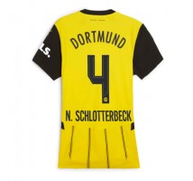 Borussia Dortmund Nico Schlotterbeck #4 Koszulka Podstawowa damskie 2024-25 Krótki Rękaw