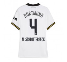 Borussia Dortmund Nico Schlotterbeck #4 Koszulka Trzecia damskie 2024-25 Krótki Rękaw
