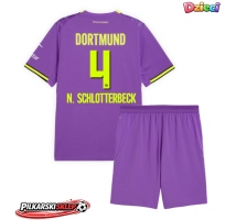Borussia Dortmund Nico Schlotterbeck #4 Koszulka Trzecia dzieci 2026-27 Krótki Rękaw (+ krótkie spodenki)