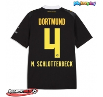 Borussia Dortmund Nico Schlotterbeck #4 Koszulka Wyjazdowa 2026-27 Krótki Rękaw