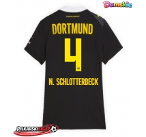 Borussia Dortmund Nico Schlotterbeck #4 Koszulka Wyjazdowa damskie 2026-27 Krótki Rękaw