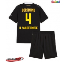 Borussia Dortmund Nico Schlotterbeck #4 Koszulka Wyjazdowa dzieci 2026-27 Krótki Rękaw (+ krótkie spodenki)