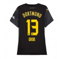 Borussia Dortmund Pascal Gross #13 Koszulka Wyjazdowa damskie 2024-25 Krótki Rękaw