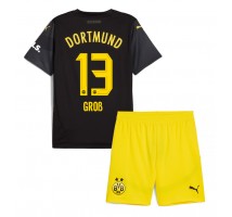 Borussia Dortmund Pascal Gross #13 Koszulka Wyjazdowa dzieci 2024-25 Krótki Rękaw (+ krótkie spodenki)