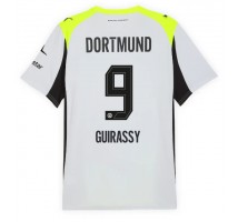 Borussia Dortmund Serhou Guirassy #9 Koszulka Wyjazdowa 2025-26 Krótki Rękaw