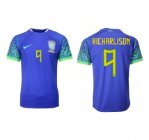 Brazil Richarlison #9 Koszulka Wyjazdowa MŚ 2022 Krótki Rękaw