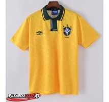 Brazylia 1991-1993 Koszulka Retro Podstawowa Krótki Rękaw