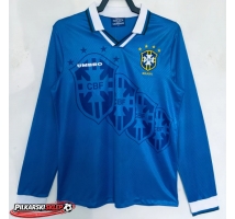 Brazylia 1996 Koszulka Retro Wyjazdowa Długi Rękaw