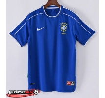 Brazylia 1998 Koszulka Retro Wyjazdowa Krótki Rękaw