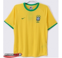 Brazylia 2000 Koszulka Retro Podstawowa Krótki Rękaw