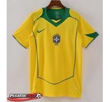 Brazylia 2004 Koszulka Retro Podstawowa Krótki Rękaw