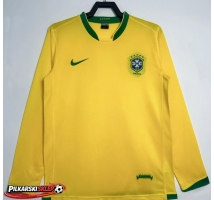 Brazylia 2006 Koszulka Retro Podstawowa Długi Rękaw