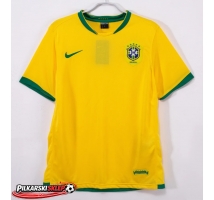 Brazylia 2006 Koszulka Retro Podstawowa Krótki Rękaw