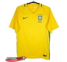 Brazylia 2016 Koszulka Retro Podstawowa Yellow Krótki Rękaw