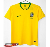 Brazylia 2018 Koszulka Retro Podstawowa Krótki Rękaw