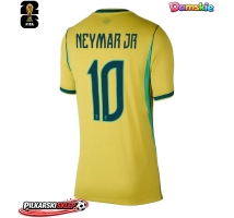 Brazylia Neymar Jr #10 Koszulka Podstawowa damskie MŚ 2026 Krótki Rękaw