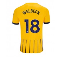 Brighton Danny Welbeck #18 Koszulka Wyjazdowa 2024-25 Krótki Rękaw