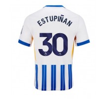 Brighton Pervis Estupinan #30 Koszulka Podstawowa 2024-25 Krótki Rękaw