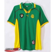 Cameroun 1998-1999 Koszulka Retro Podstawowa Krótki Rękaw
