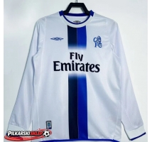 Chelsea 2003-2005 Koszulka Retro Wyjazdowa Długi Rękaw