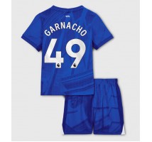 Chelsea Alejandro Garnacho #49 Koszulka Podstawowa dzieci 2025-26 Krótki Rękaw (+ krótkie spodenki)