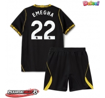 Chelsea Emmanuel Emegha #22 Koszulka Wyjazdowa dzieci 2026-27 Krótki Rękaw (+ krótkie spodenki)