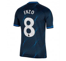 Chelsea Enzo Fernandez #8 Koszulka Wyjazdowa 2023-24 Krótki Rękaw