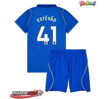 Chelsea Estevao Willian #41 Koszulka Podstawowa dzieci 2026-27 Krótki Rękaw (+ krótkie spodenki)