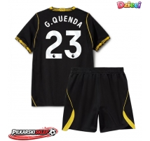 Chelsea Geovany Quenda #23 Koszulka Wyjazdowa dzieci 2026-27 Krótki Rękaw (+ krótkie spodenki)