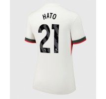 Chelsea Jorrel Hato #21 Koszulka Wyjazdowa damskie 2025-26 Krótki Rękaw Chelsea Jorrel Hato #21 Koszulka Wyjazdowa damskie 2025-26 Krótki Rękaw