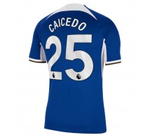 Chelsea Moises Caicedo #25 Koszulka Podstawowa 2023-24 Krótki Rękaw