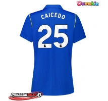 Chelsea Moises Caicedo #25 Koszulka Podstawowa damskie 2026-27 Krótki Rękaw