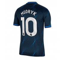 Chelsea Mykhailo Mudryk #10 Koszulka Wyjazdowa 2023-24 Krótki Rękaw