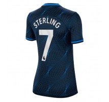 Chelsea Raheem Sterling #7 Koszulka Wyjazdowa damskie 2023-24 Krótki Rękaw