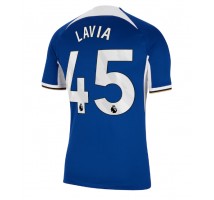 Chelsea Romeo Lavia #45 Koszulka Podstawowa 2023-24 Krótki Rękaw