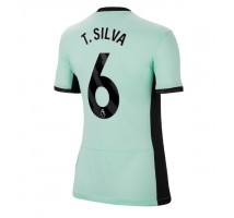 Chelsea Thiago Silva #6 Koszulka Trzecia damskie 2023-24 Krótki Rękaw