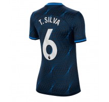 Chelsea Thiago Silva #6 Koszulka Wyjazdowa damskie 2023-24 Krótki Rękaw