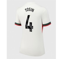 Chelsea Tosin Adarabioyo #4 Koszulka Wyjazdowa damskie 2025-26 Krótki Rękaw Chelsea Tosin Adarabioyo #4 Koszulka Wyjazdowa damskie 2025-26 Krótki Rękaw