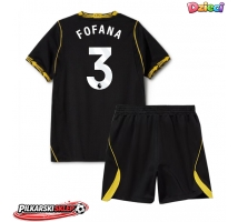 Chelsea Wesley Fofana #3 Koszulka Wyjazdowa dzieci 2026-27 Krótki Rękaw (+ krótkie spodenki)