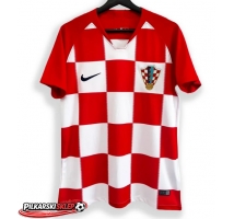 Chorwacja 2018 Koszulka Retro Podstawowa Krótki Rękaw