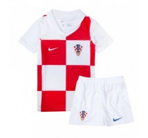 Chorwacja Koszulka Podstawowa dzieci ME 2024 Krótki Rękaw (+ krótkie spodenki)