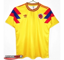Colombia 1990 Koszulka Retro Podstawowa Krótki Rękaw
