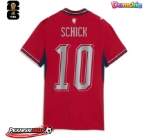 Czechy Patrik Schick #10 Koszulka Podstawowa damskie MŚ 2026 Krótki Rękaw