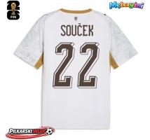 Czechy Tomas Soucek #22 Koszulka Wyjazdowa MŚ 2026 Krótki Rękaw