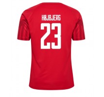 Danska Pierre-Emile Hojbjerg #23 Koszulka Podstawowa MŚ 2022 Krótki Rękaw