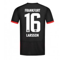 Eintracht Frankfurt Hugo Larsson #16 Koszulka Wyjazdowa 2024-25 Krótki Rękaw