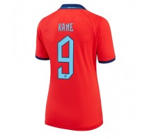 Engleska Harry Kane #9 Koszulka Wyjazdowa damskie MŚ 2022 Krótki Rękaw
