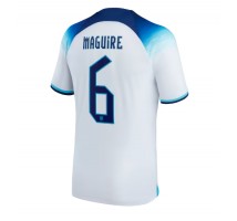 Engleska Harry Maguire #6 Koszulka Podstawowa MŚ 2022 Krótki Rękaw